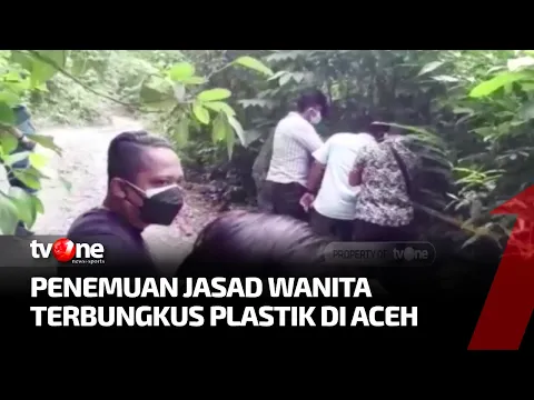 Geger Penemuan Sesosok Jasad Wanita Terbungkus Plastik di Aceh Besar