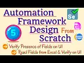 Session 5 - Verify Presence Of Fields in Selenium Java Read Field Names from Excel Verify on UI