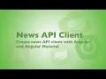 News API client with Angular 8 and Angular Material