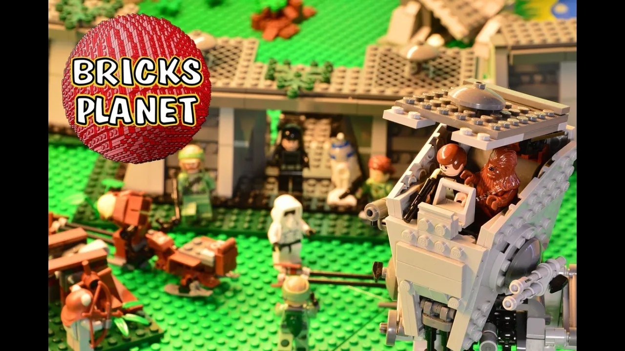 Lego Star Wars 9489 Endor REBEL & IMPERIAL Trooper Battle Pack - Lego Speed Build. 