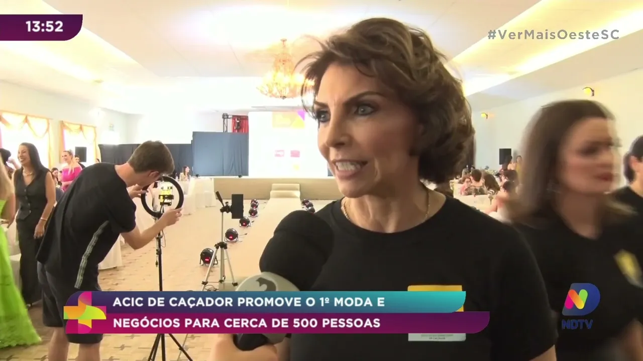 ACIC de Caçador promove o 1º Moda e Negócios para cerca de 500 pessoas