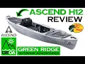 Review of the Ascend H12 Hybrid Kayak Bass Pro Shops Ascend Kayaks PFD Paddle Package