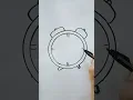 Clock drawing tutorial for children
