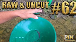 Raw and Uncut PA Glacial Gold Prospecting in 4K