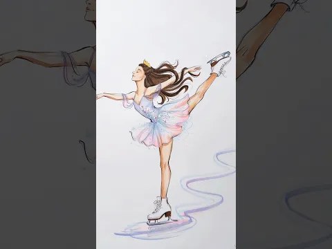 Skating Dreams #fashionillustration #asmr #copicmarkers