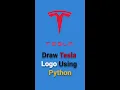 Tesla Logo Using Python Turtle
