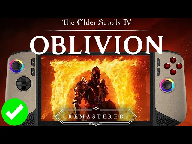 The Elder Scrolls IV Oblivion Remastered MSI Claw 8 AI+ Performance - Is it Playable?