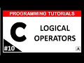 LOGICAL OPERATOR IN C Hindi LEC-10 C Programming tutorials Beginners Level