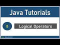 Java Tutorials Logical Operators