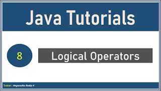 Java Tutorials Logical Operators