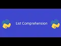 Python tutorial List Comprehension