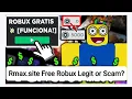 RMAX Site REVIEW Free Robux Legit or Scam