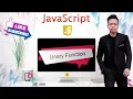 unary function in javascript