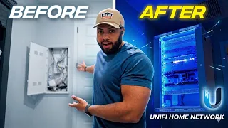 Building my DREAM home network FROM SCRATCH | UniFi Network & Rack Setup