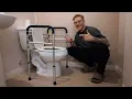 Testing This PELEGON Toilet Safety Rails for Stability Support
