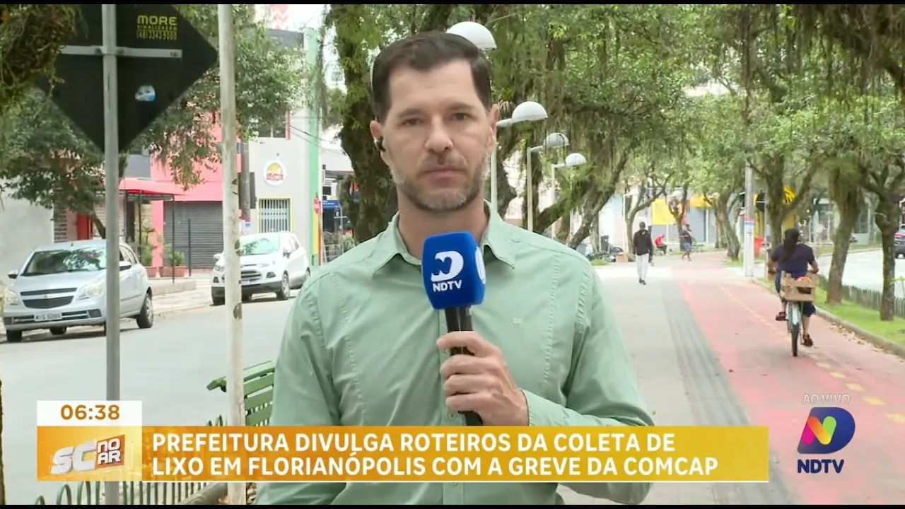Prefeitura divulga roteiros da coleta de lixo em Florianópolis durante greve da Comcap
