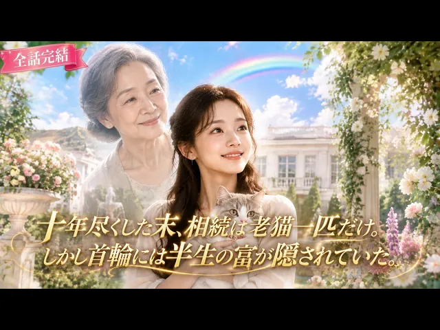 十年尽くした末、相続は老猫一匹だけ,しかし首輪には半生の富が隠されていた。 日本語字幕 無料全話