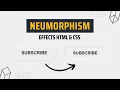 Neumorphism Button Hover Effects with CSS CSS Button Hover Effects dev - nayan