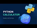 CREATING A CALCULATOR IN PYTHON S FLET LIBRARY dasturchi