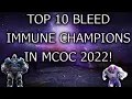 Top 10 Bleed Immune Champions in MCOC 2022 Marvel Contest of Champions