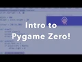 Made a Code Monday Intro to Pygame Zero