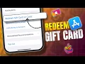 How to Redeem Gift Cards or Codes in The App Store on iPhone Redeem Apple Gift Card