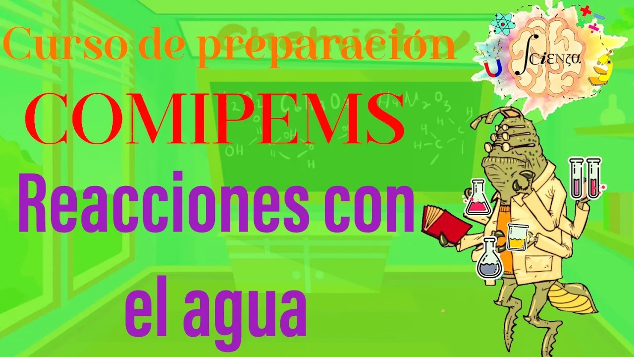 Reacciones con el agua: Con metales, óxidos no metálicos y metálicos