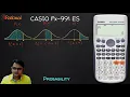 Scientific Calculator fx 991 es Probability of Standard Normal Distribution