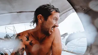 GETTING SMASHED by a STORM! Losing our Steering at SEA! Ep 288