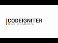 Easy CodeIgniter Create Data - CRUD Tutorial