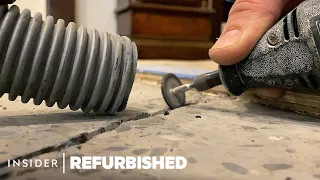 Restoring Terrazzo Tiles Hidden Under Carpet Refurbished Insider
