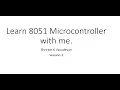 4 Learn 8051 Microcontroller with me - Register Organization