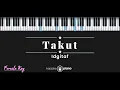 Download Lagu Takut - Idgitaf KARAOKE PIANO - FEMALE KEY