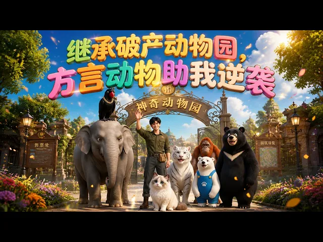 继承破产动物园,方言动物助我逆袭