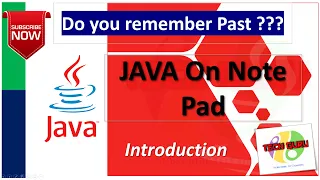 Tech Guru - JAVA on Notepad
