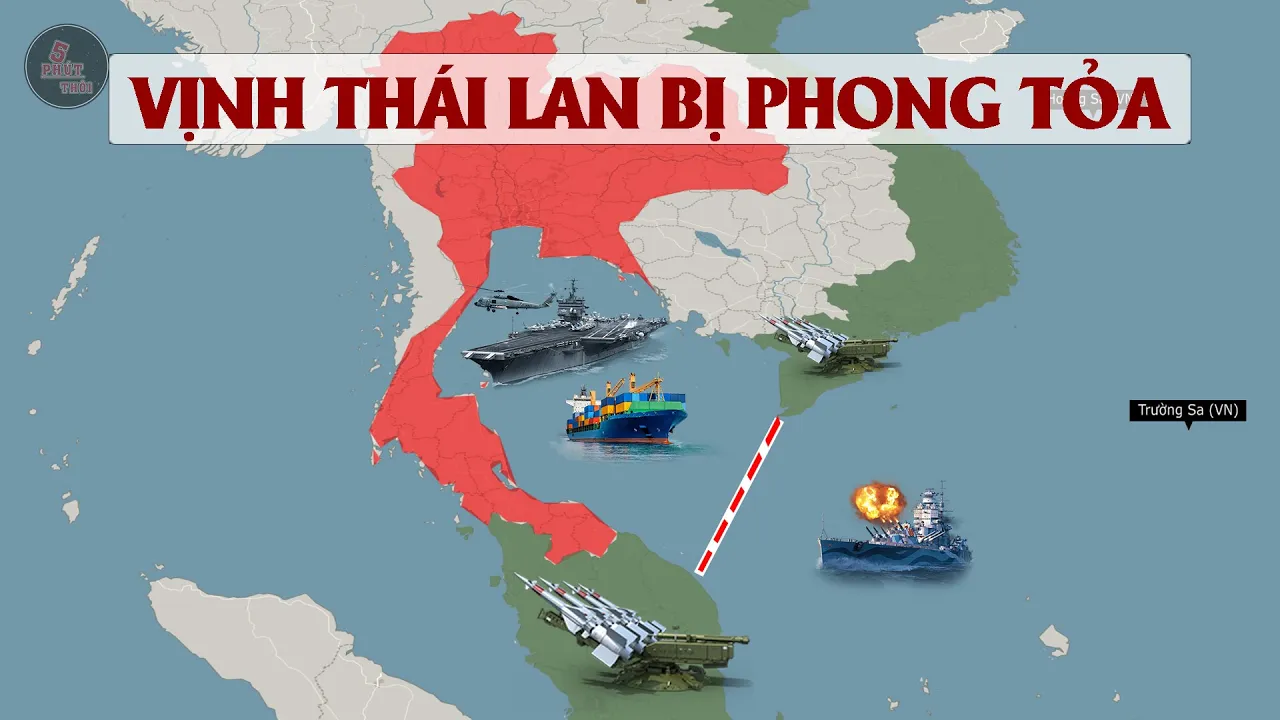 Outline Video VỊNH THÁI LAN | Ao tù của người Thái - Sẽ ra sao nếu Vịnh Thái Lan bị phong tỏa