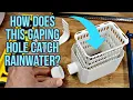 How To Install Rainwater Diverter for Rain Barrel on Gutter Downspout Flex-Drain 3x4in Rain Water
