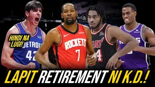 NAGPARAMDAM na si Kevin Durant ng RETIREMENT | HINDI na LUGI Ang Pistons kay Maxime Raynaul