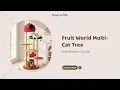 Fruit World Multi-Cat Tree Easy Assembly Guide