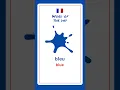 Lagu How To Say Blue In French | French For Beginners