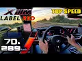 BMW XM LABEL RED TOP SPEED on AUTOBAHN