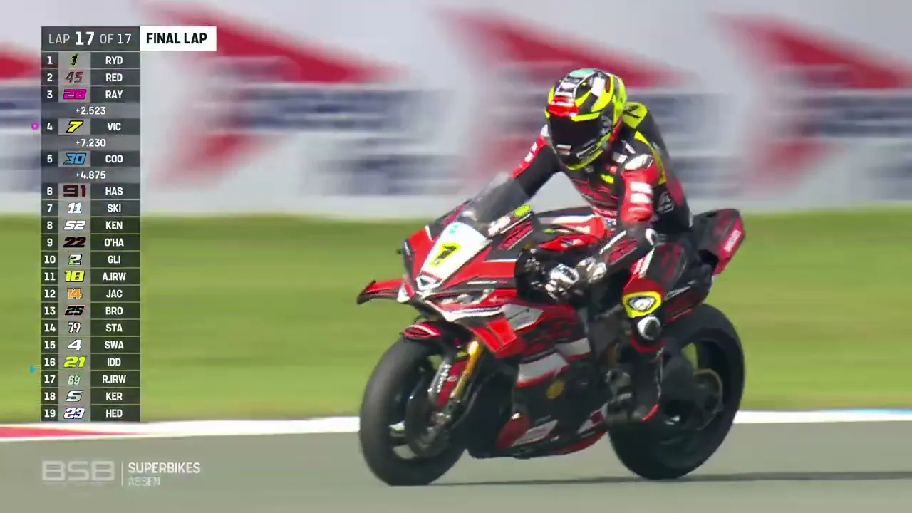 "What a finish. What a finish. The best of the year!"