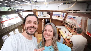⛵️ How to build a REAL Deck Saloon Sailboat!! Ep.345