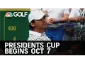 Presidents Cup Begins Oct 7 10 30 PM ET Golf Channel