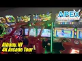 Apex Entertainment Crossgates Mall Albany NY 4K arcade walkthrough tour November 2024