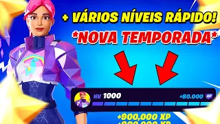 NOVO MELHOR MAPA DE XP *FUNCIONANDO* PARA SUBIR NÍVEL RÁPIDO na TEMPORADA 3 DO FORTNITE CAPÍTULO 7!