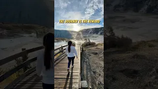 Nature’s masterpiece, sculpted by heat #yellowstone #usa #nature