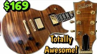 I Built My Own CHIBSON From A Guitar Kit Off E-Bay