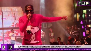 runtown s sterling performance at davido s 30 billion concert 