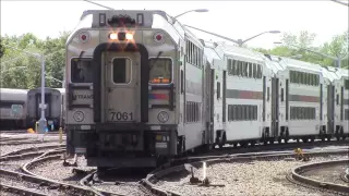 60FPS Railfanning in Bay Head with Multilevels on the Shuttles 16